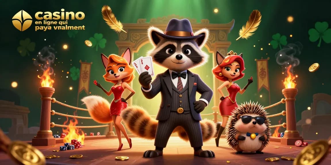 Le casino en ligne qui paye vraiment offre une expérience immersive avec des personnages colorés jouant aux cartes.