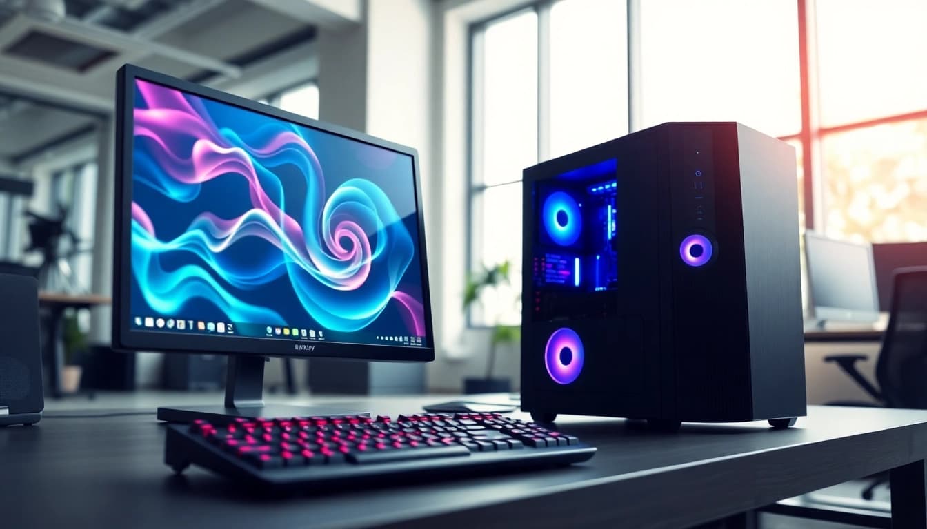Ταχύτερη εμπειρία με refurbished pc σε μοντέρνο περιβάλλον γραφείου.