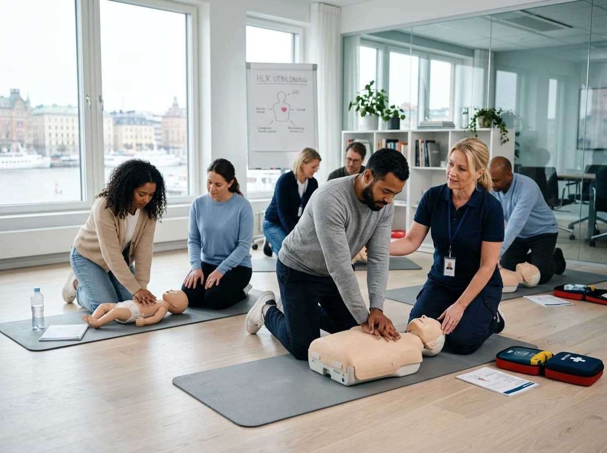 Utbilda personalen med en modern HLR utbildning Stockholm