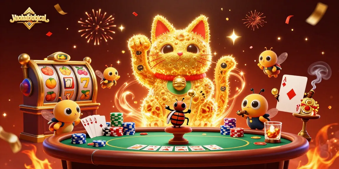 Win big with yaohaibiological in a vibrant, dynamic casino scene packed with lucky elements.