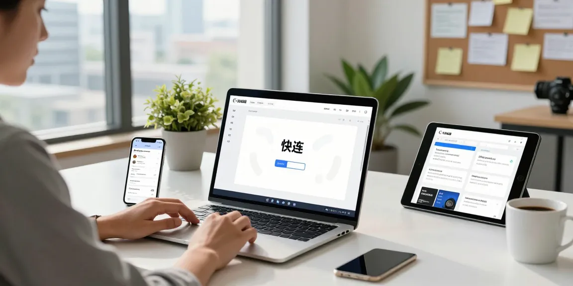 快连用户在现代工作空间中使用应用程序，享受网络加速体验和便捷功能。