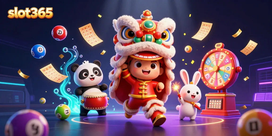 Experience thrilling gameplay with slot365 in an engaging 3D casino illustration featuring dynamic elements.