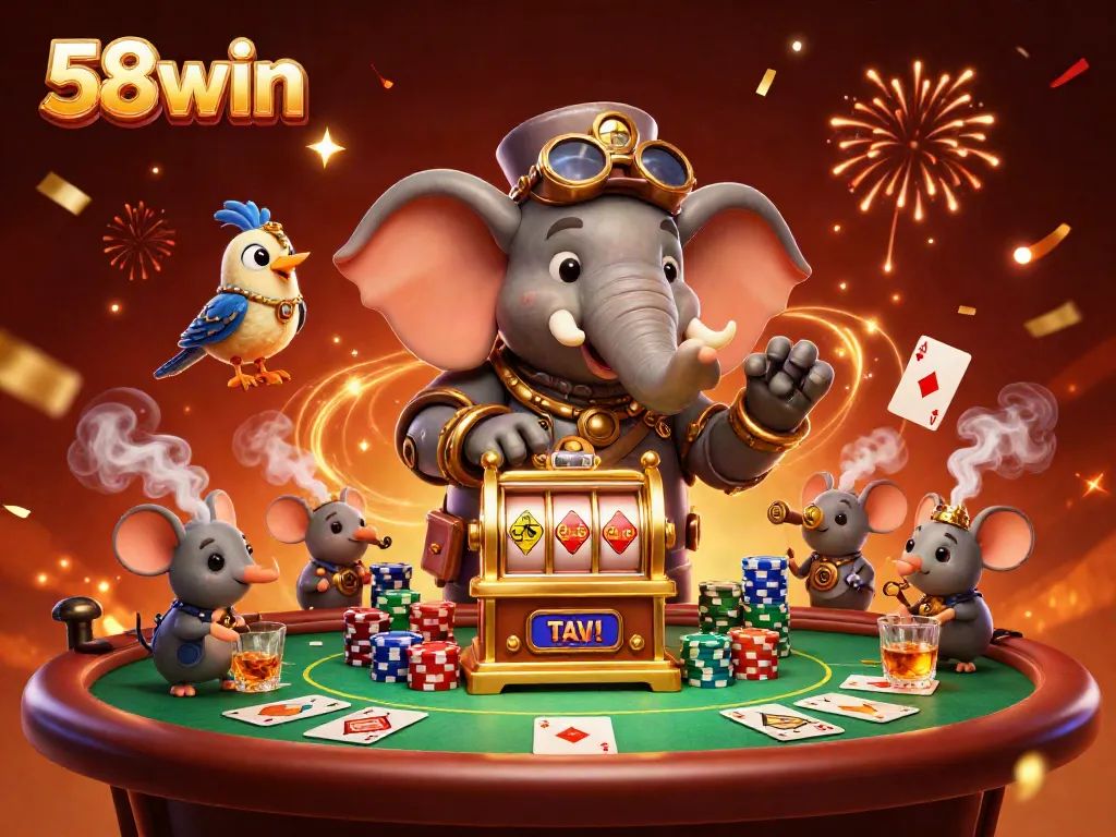 Experience thrilling gaming at 58win com with a lively casino atmosphere and vibrant characters.