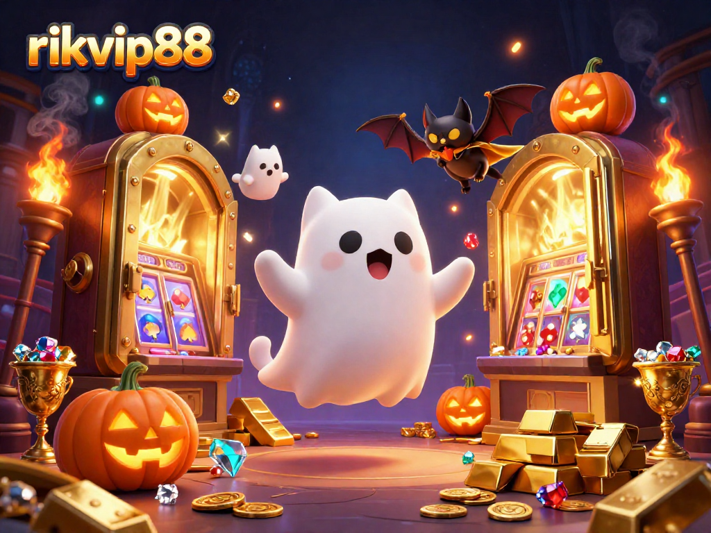Win big at rikvip88 while enjoying a spooky casino adventure with ghostly characters.