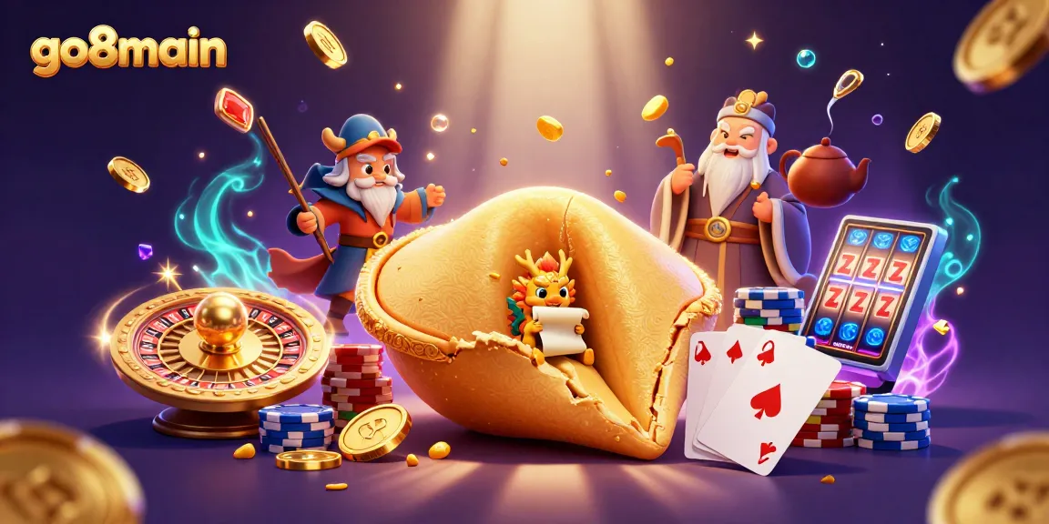 Experience excitement at go8main's casino with gold and luck all around