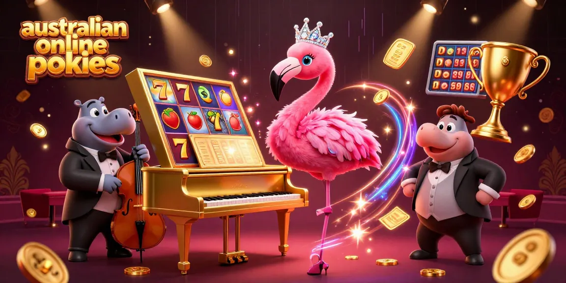 Experience the excitement of australian online pokies with dynamic casino games and vibrant characters.