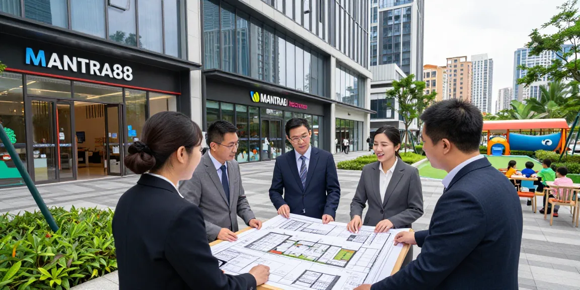 Explore MANTRA88, a commercial hub, displaying entertainment and business synergy at www.mgoldproperties.com.