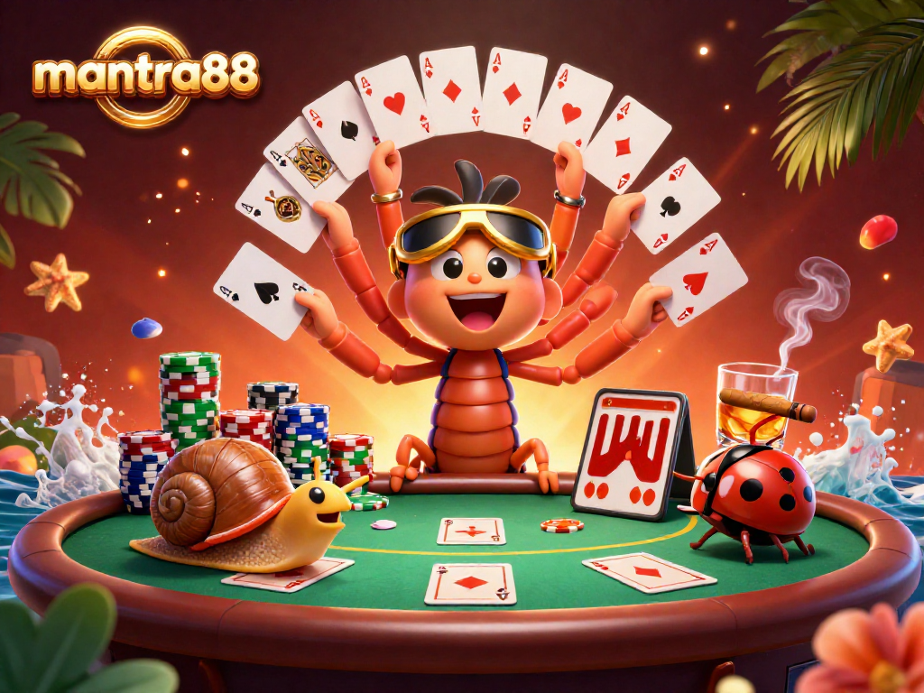 Players discover big wins at mantra88 with energetic casino elements and colorful characters.