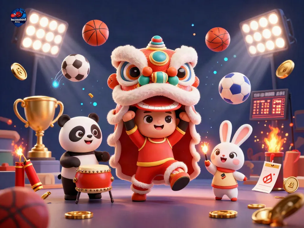 Experience the excitement of les paris basketball betya with this vibrant 3D tournament scene.
