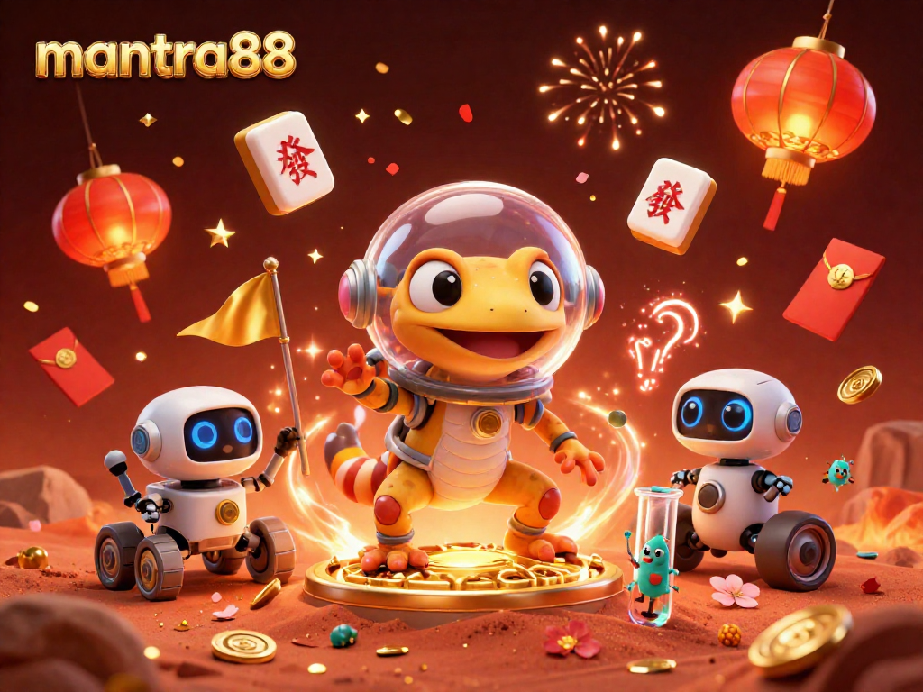 Engage with mantra88's exciting Martian casino world filled with vibrant gaming elements.