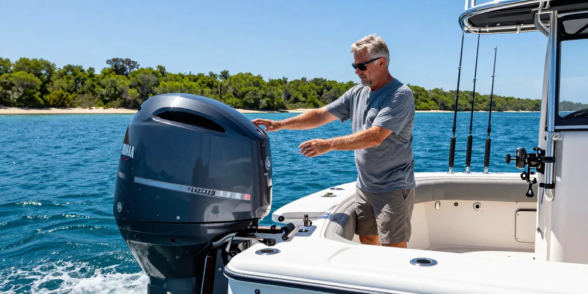 Discover the best place to buy outboard motor by exploring Yamaha's high-performance engines on a vibrant boat.